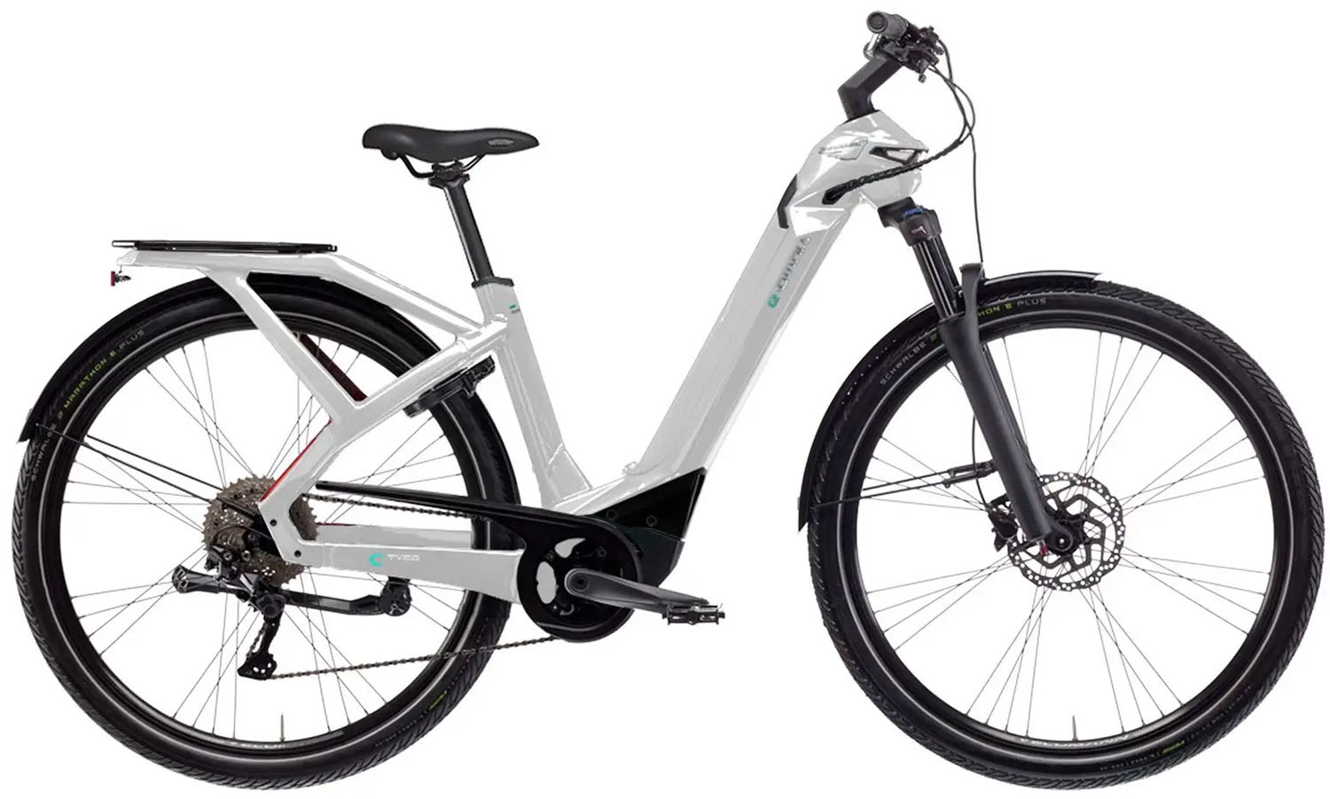 Фотография Велосипед BIANCHI E-bike E-Omnia C-Type Deore 10s Bosh 500 White M